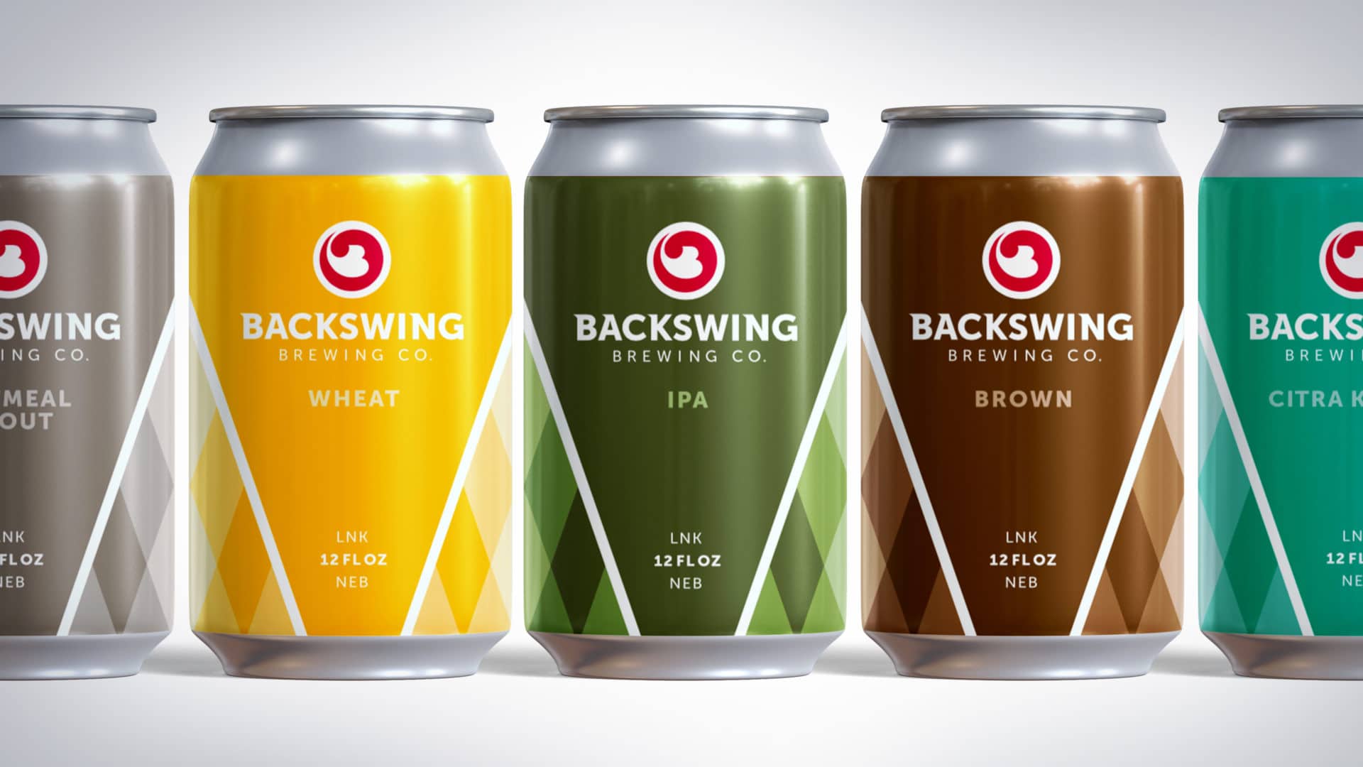 Backswing Brewing can designs