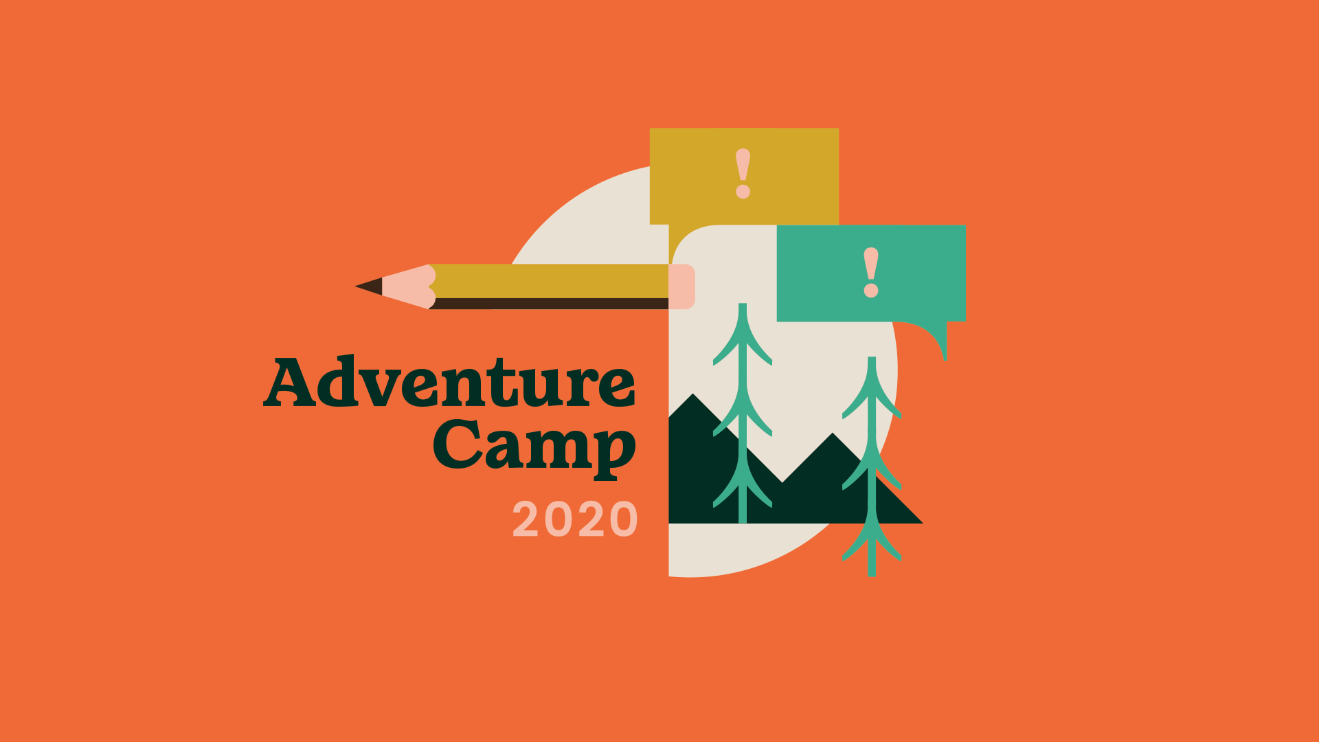 Image of Kind Habits' Adventure Camp illustration.