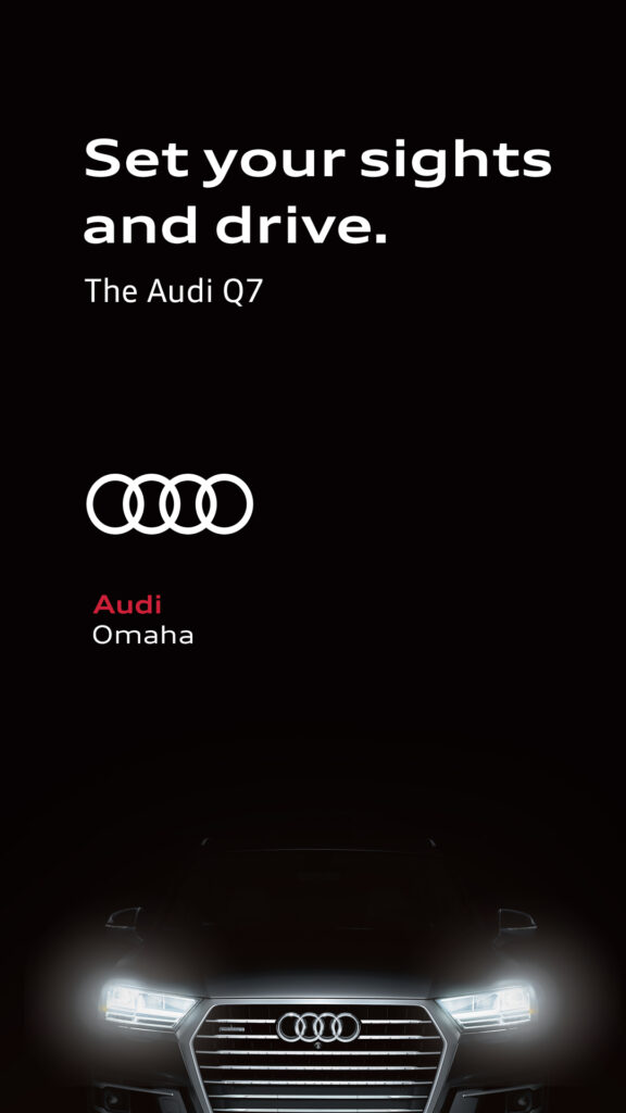 Audi Omaha Sponsorship: Advertisement #3