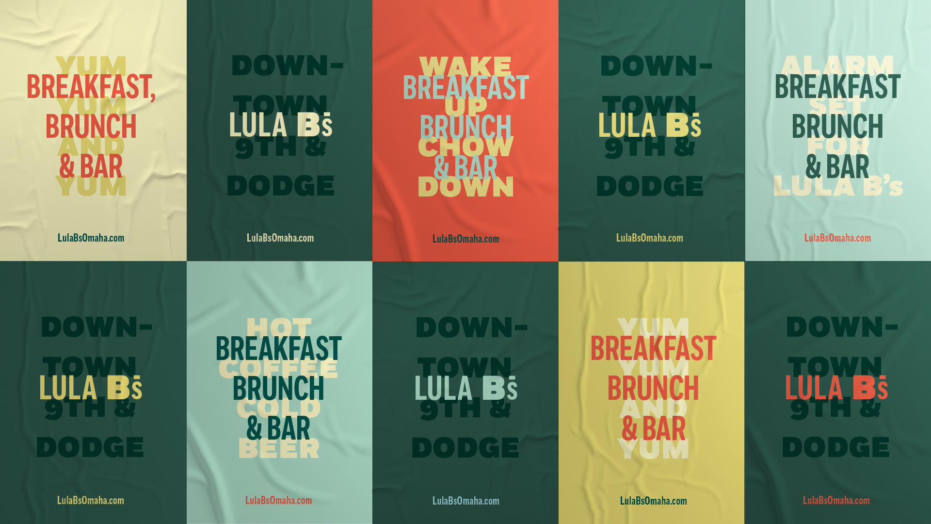 Lula B's Branding Omaha: Posters