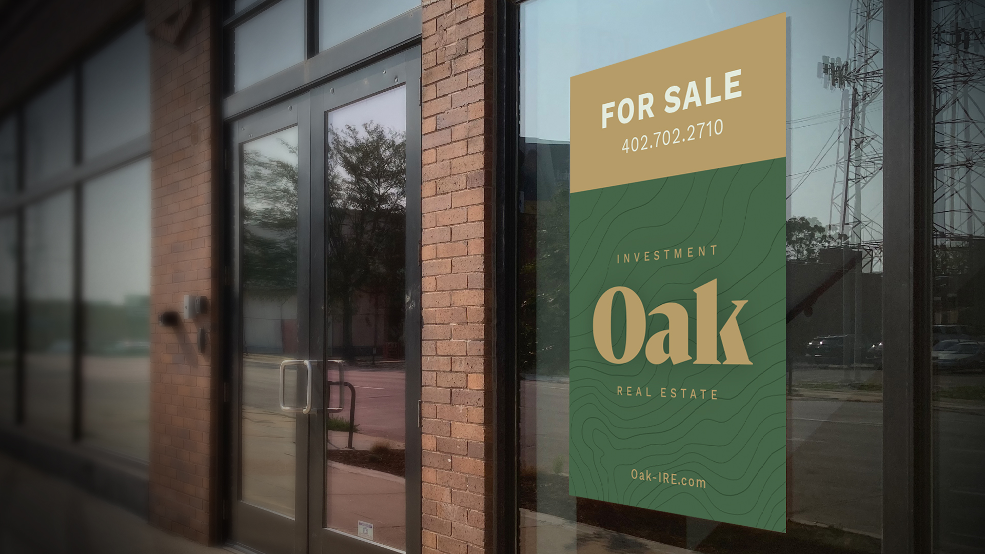 Oak Investment Real Estate Branding: Sign