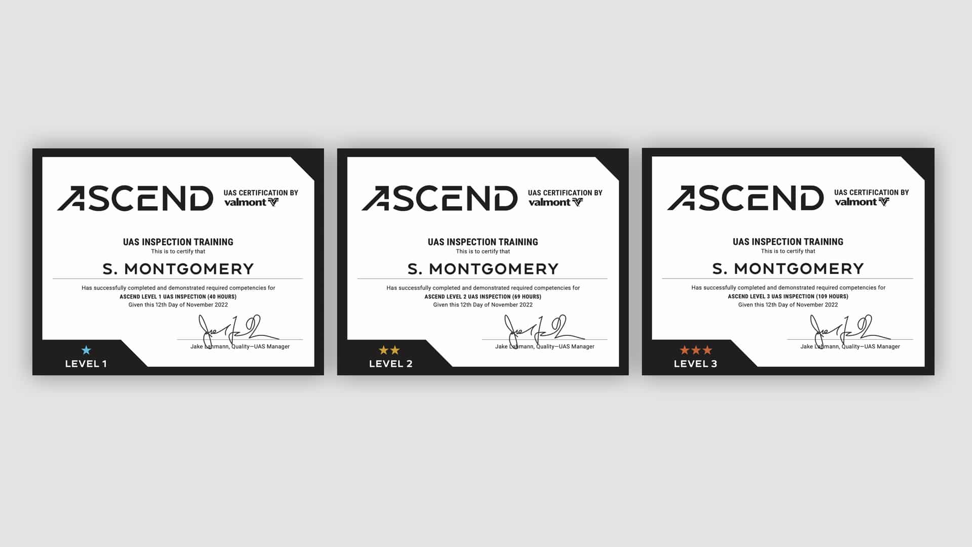 ASCEND Branding Omaha: Certificate Design